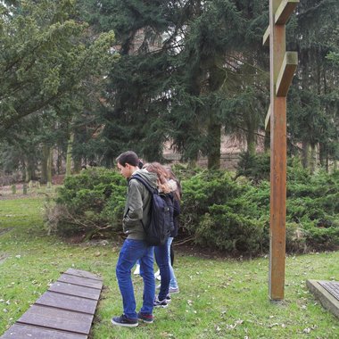 A memorial stone in the cemetery of the Trutzhain memorial &copy; Gedenkst&auml;tte und Museum Trutzhain
