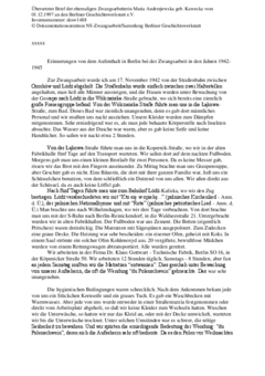 Übersetzter Brief der ehemaligen Zwangsarbeiterin Maria Andrzejewska Übersetzter Brief der ehemaligen Zwangsarbeiterin Maria Andrzejewska