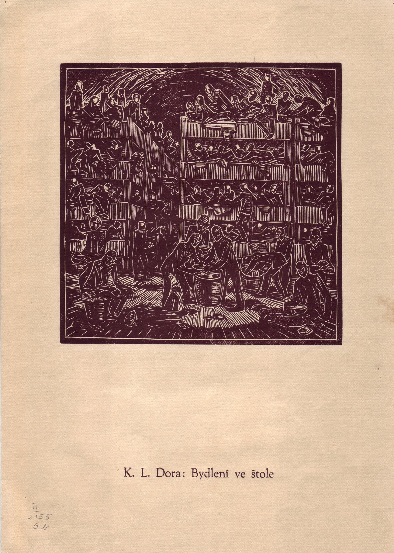 Zeichnung des ehemaligen Häftlings Dominik Černý, Stiftung Gedenkstätten Buchenwald und Mittelbau-Dora Zeichnung des ehemaligen Häftlings Dominik Černý, Stiftung Gedenkstätten Buchenwald und Mittelbau-Dora