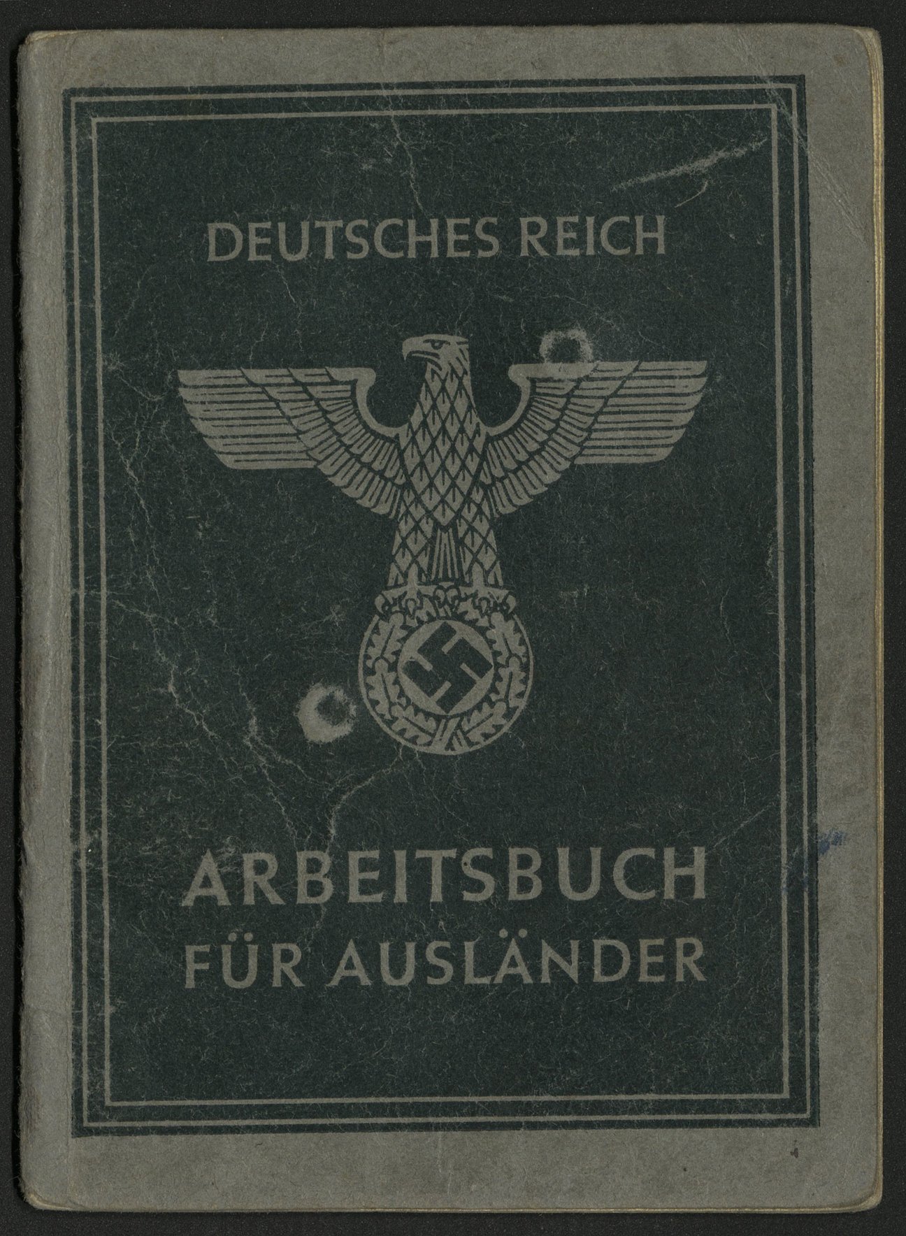 Arbeitsbuch von Jan Skórski, ehem. Zwangsarbeiter bei Trillke, Dokumentationszentrum NS-Zwangsarbeit/Sammlung Berliner Geschichtswerkstatt, dzsw11015 Arbeitsbuch von Jan Skórski, ehem. Zwangsarbeiter bei Trillke, Dokumentationszentrum NS-Zwangsarbeit/Sammlung Berliner Geschichtswerkstatt, dzsw11015