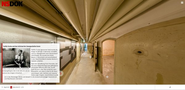 &bdquo;Teofila Turska und das Schicksal der Zwangsarbeiter:innen&ldquo; aus dem Format &bdquo;Vier Schicksale &ndash; zwei Orte&ldquo; (Screenshot Web-App)