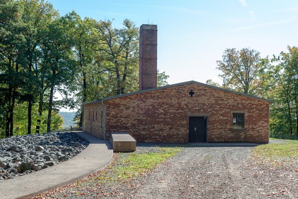 Crematorium building, 2022 &copy; Memorial Mittelbau-Dora, photo: Lukas Severin Damm