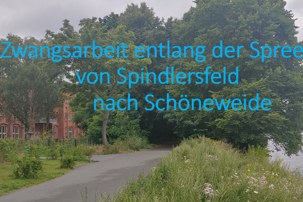 Fu&szlig;weg entlang der Spree bei Spindlersfeld 
