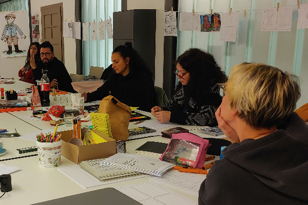 Comic-Workshop im Dokumentationszentrum NS-Zwangsarbeit