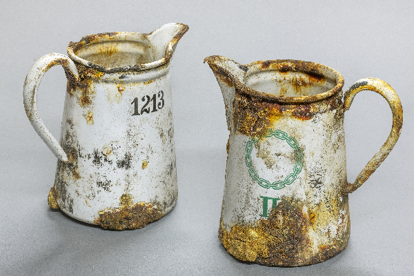 Arch&auml;ologische Fundst&uuml;cke vom Lager Krumpuhler Weg